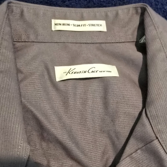 Kenneth Cole Slim Fit Non-Iron Shirt - Picture 1 of 3